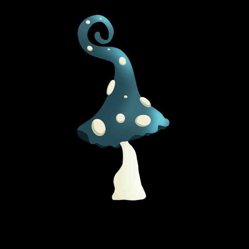 Magical mushroom from a magical forest
