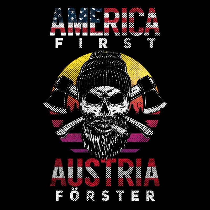 America First Austria Forester Austrian gift