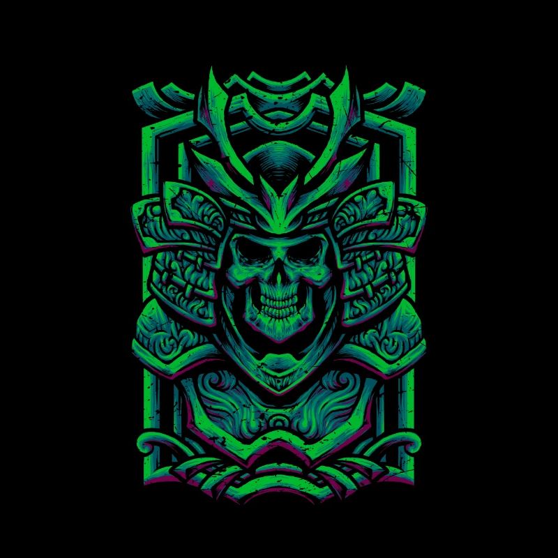 Skeleton samurai