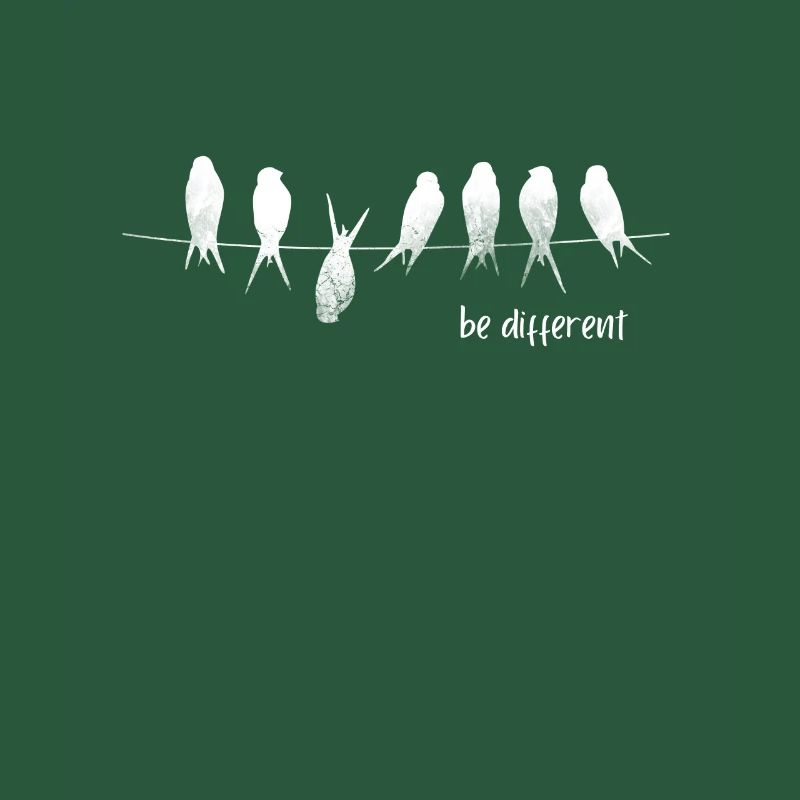 Be different Süße Schwalbe Fun Vogel Geschenk