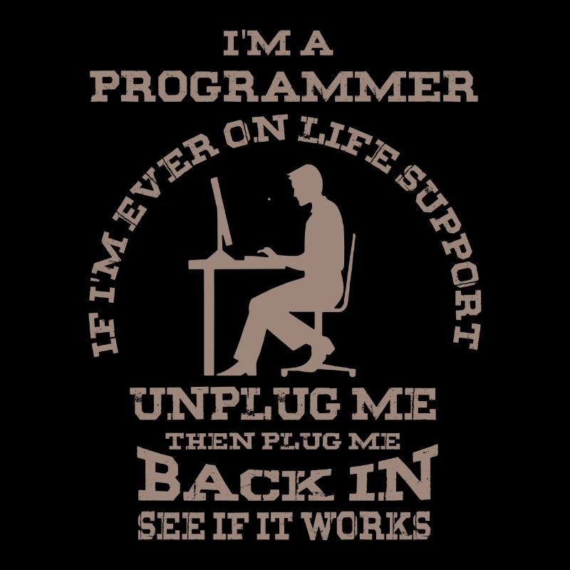 Ich bin ein Programmierer - Lustiges Computerprogr