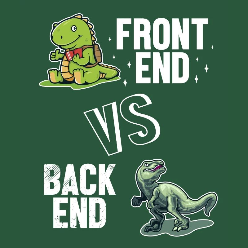 Frontend vs. Backend Developer Developer Coder