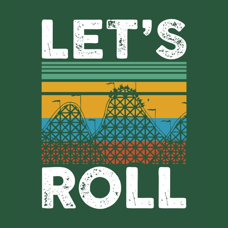 Roller Coaster Lets Roll Thrillseeker Amusement