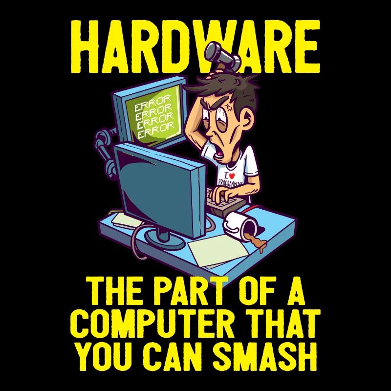Smash PC Hardware Debugging IT Coder Informatik