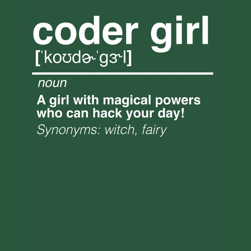 Coder Girl Software Entwickler Engineer Geschenk