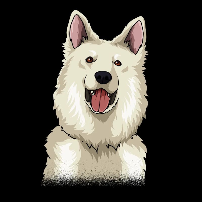 Weißer Schweizer Schäferhund Geschenk