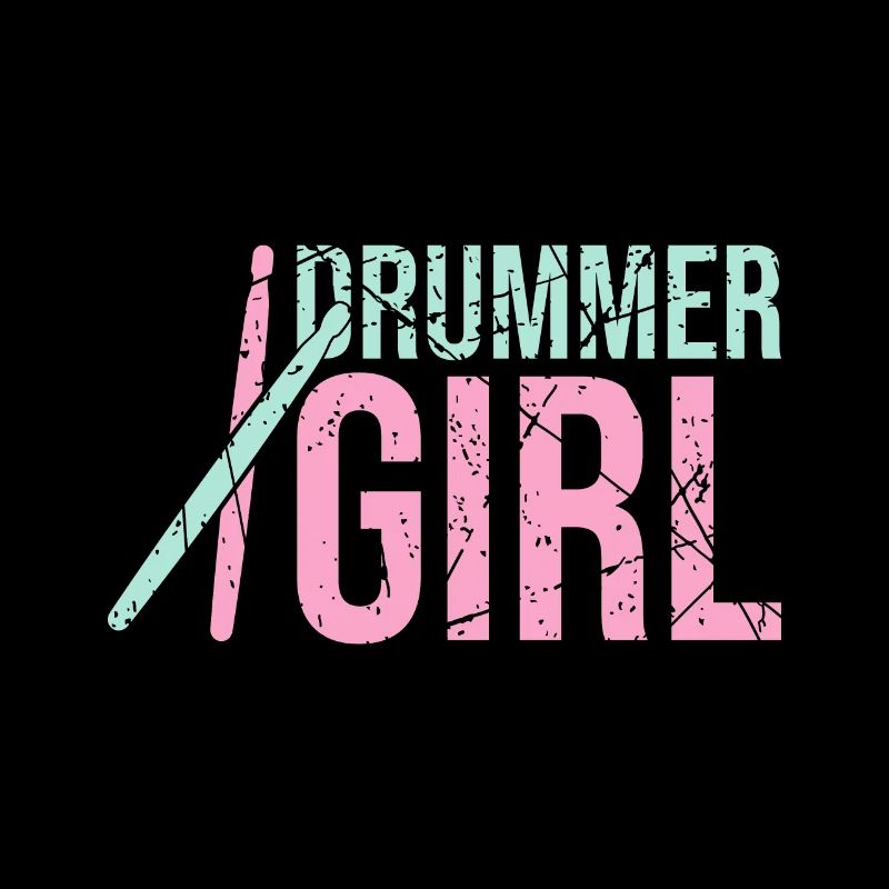 Batterie de fille batteur