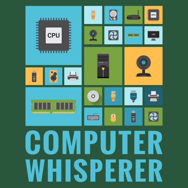 Ordinateur Whisperer Funny IT Tech Support Help Desk