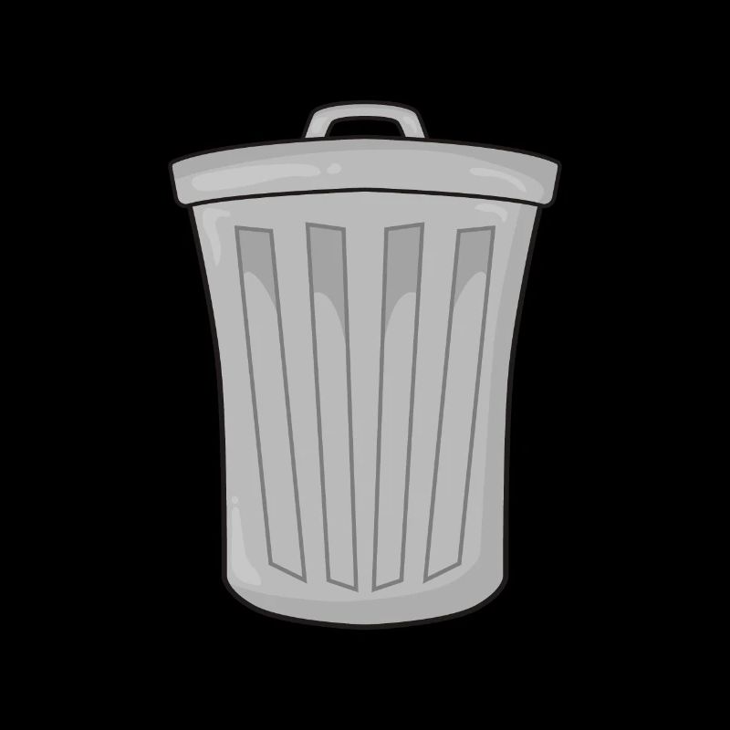 Garbage bin garbage