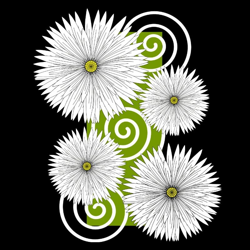 Blumen Gänseblümchen weiße Blüten Garten Frühling
