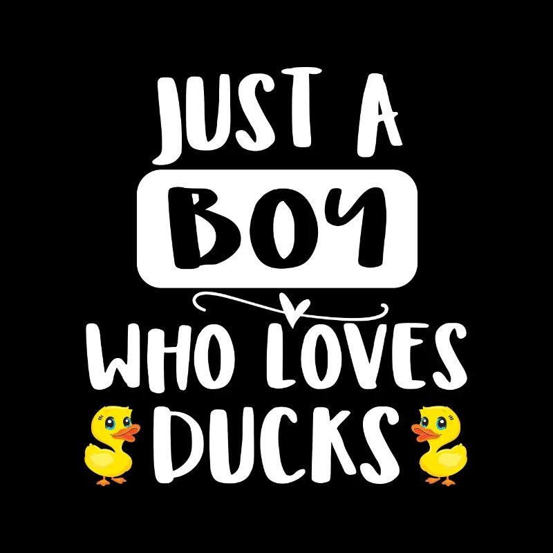 just a boy who loves ducks