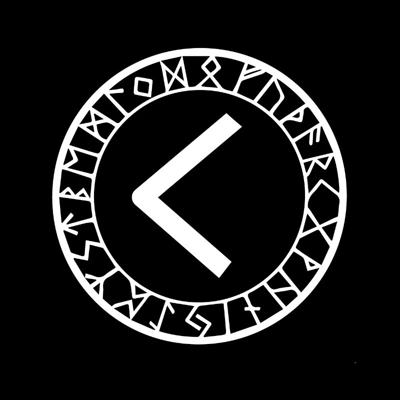 Rune Runic Alphabet Furthark Kennaz