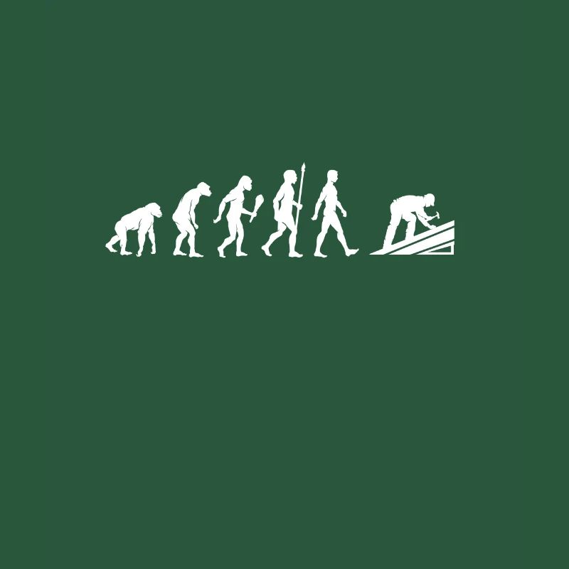 Drôle couvreur Evolution toit idée cadeau