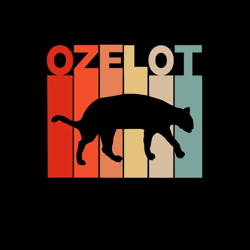 Ozelot Design Ocelot Bébé Rétro chats propriétaires