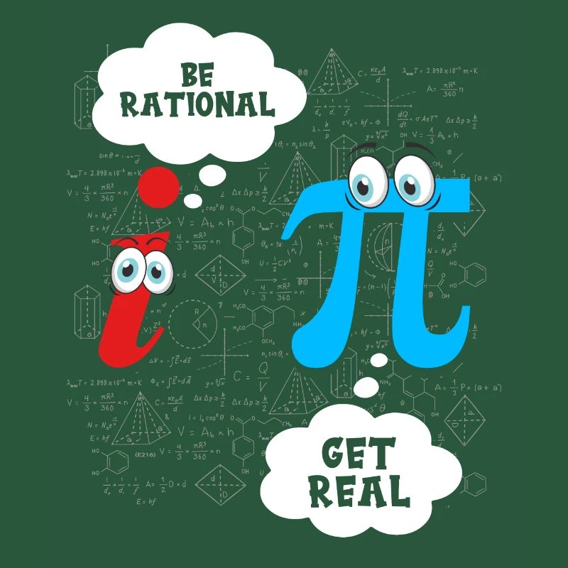 Funny Be Rational Get Real Math Pun Statistiken