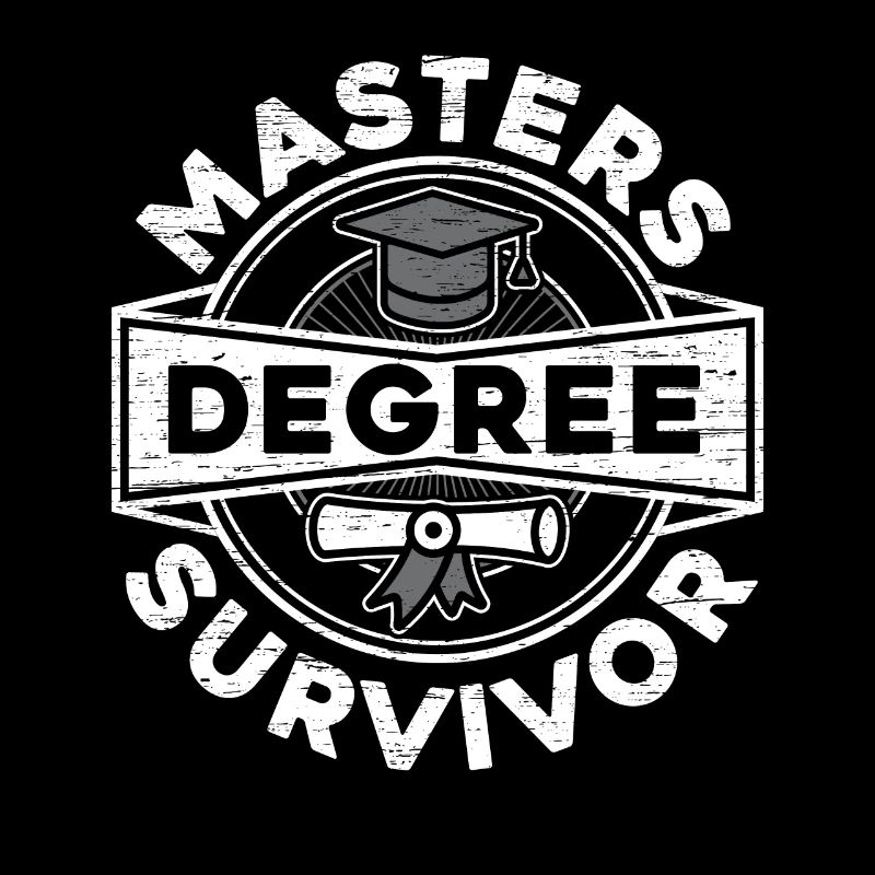 Masters Degree Survivor Student Master Abschluss