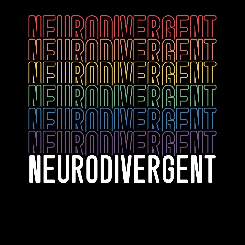 Neurodiversité Neurodiversity Arc-en-ciel TDAH