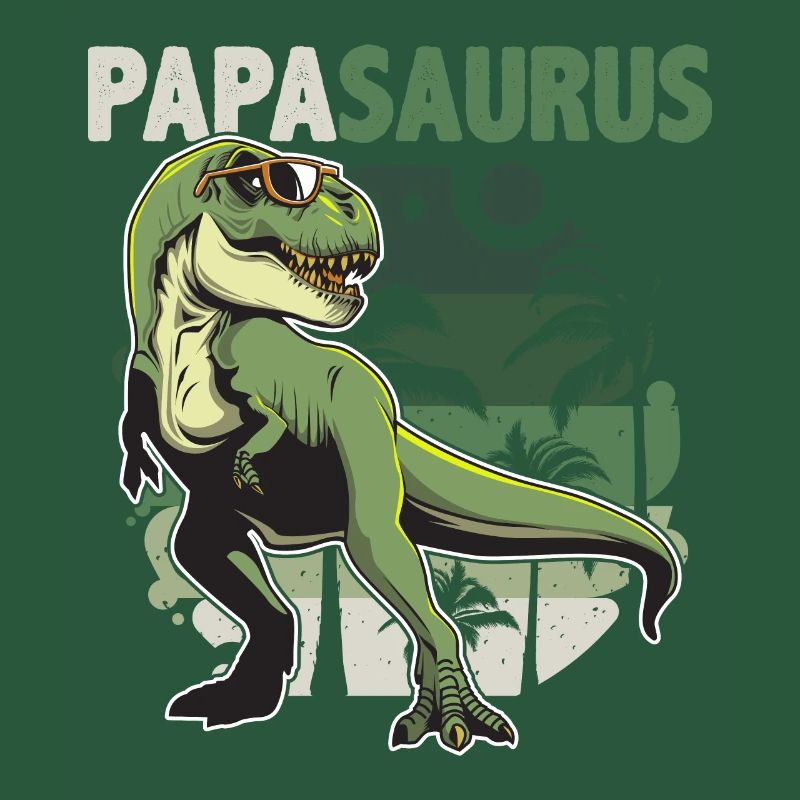 Papasaurus - Papa T Rex Dinosaurier Geschenk