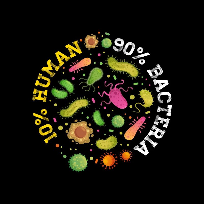 10% Human 90% Bacteria Microbiology