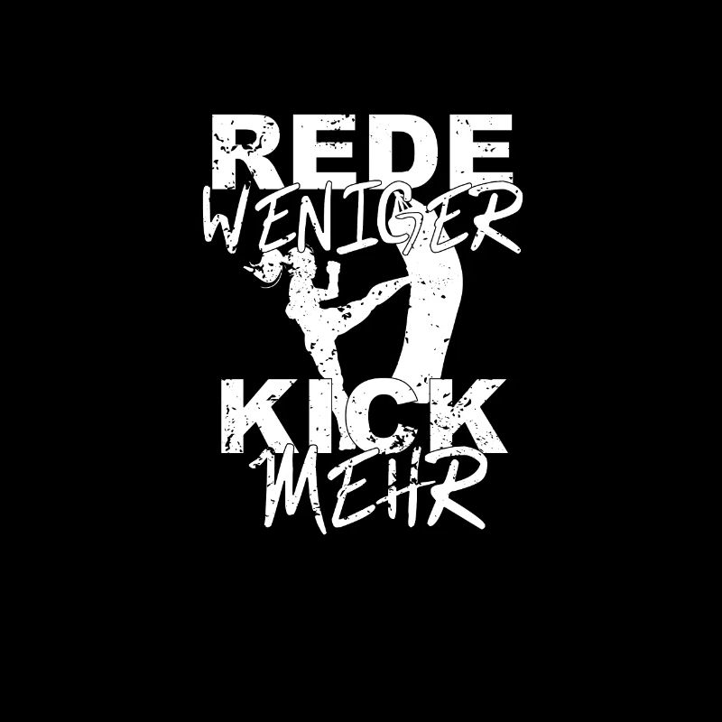 Kickboxen Kickboxerin Spruch
