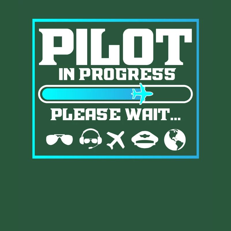 Pilote Dans Progress Funny Flight School Student