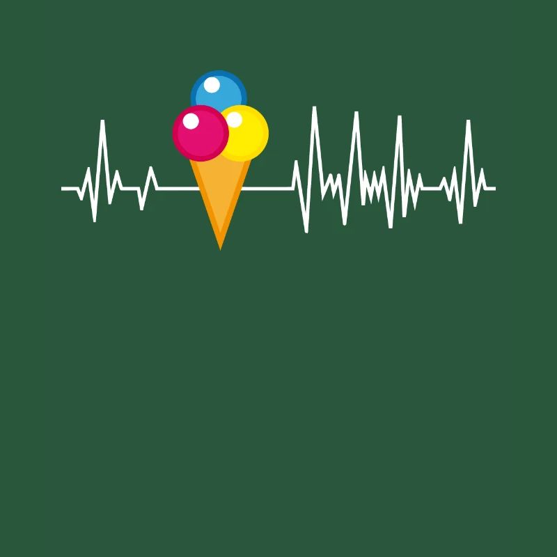 Eiswaffel Herzschlag Eis Eiscreme Eisdiele