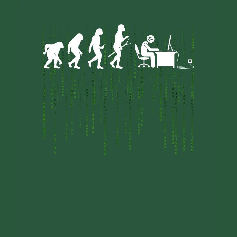 Evolution Computer Enticklung Bürarbeit Geschenk