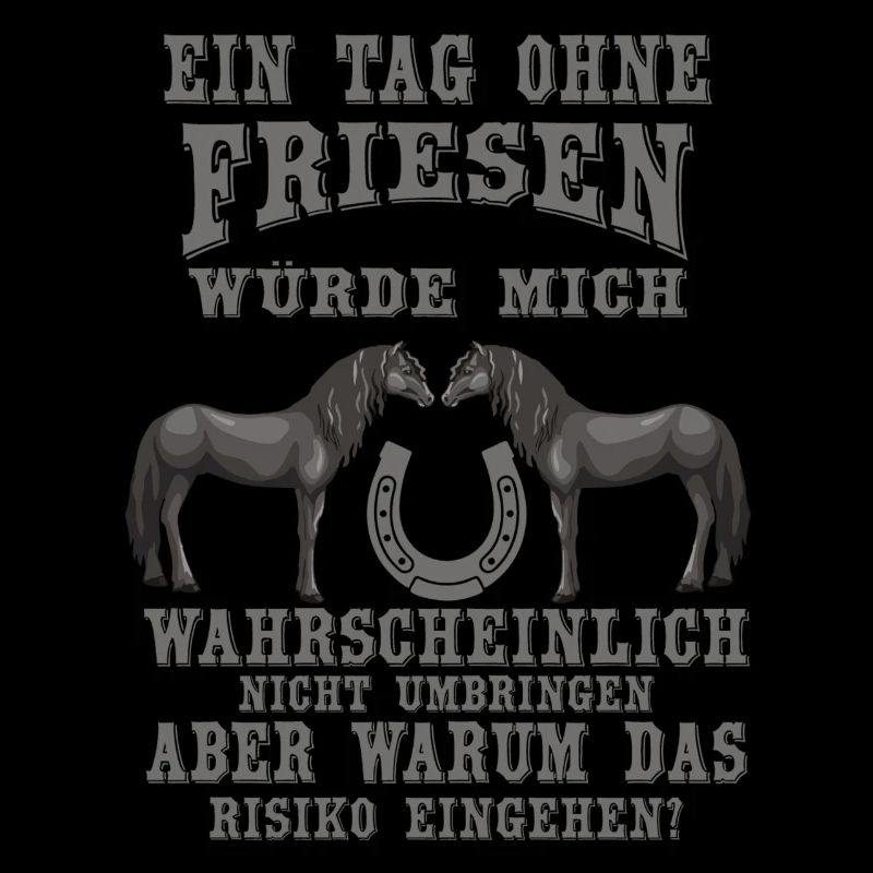 Friesen sind wunderbare Pferde