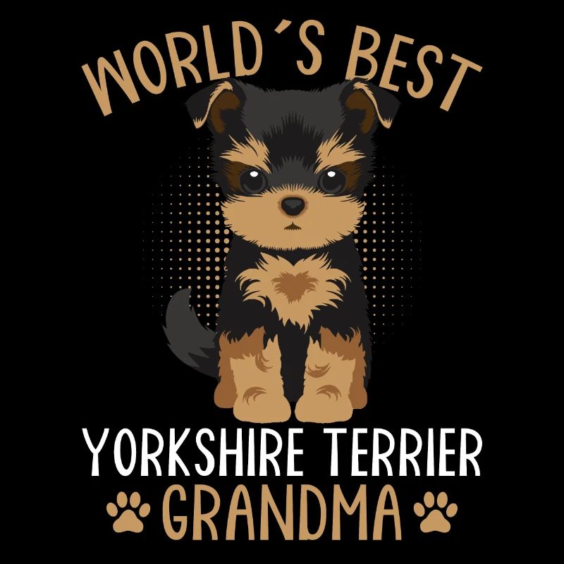 Yorkshire Terrier Hunde Oma Geschenk