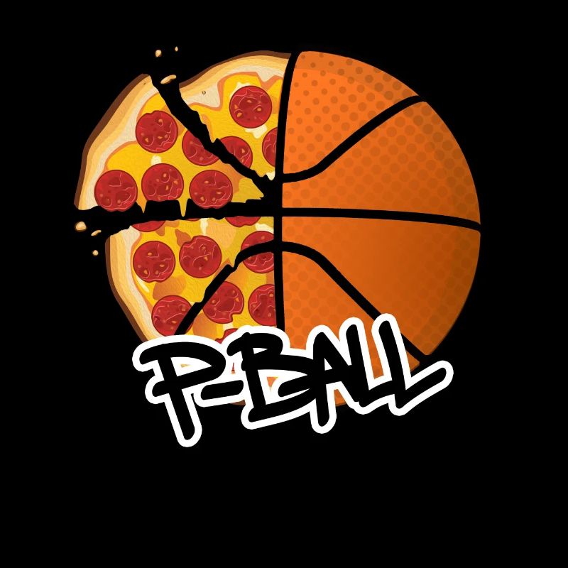 Basket-ball pizza basketteur
