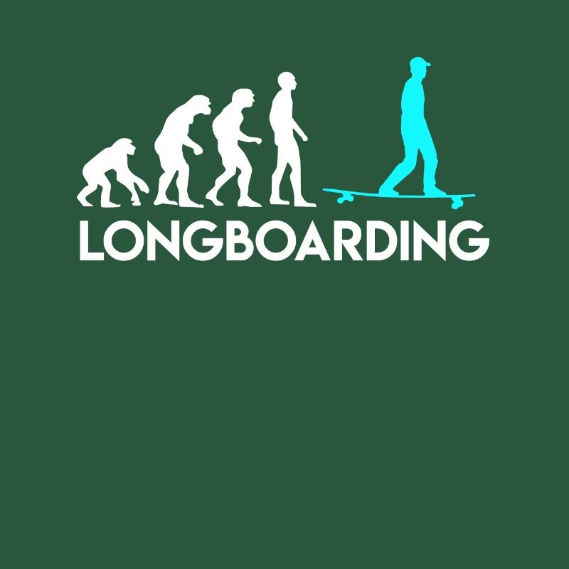 Affe Mensch Longboarder Evolution Entwicklung