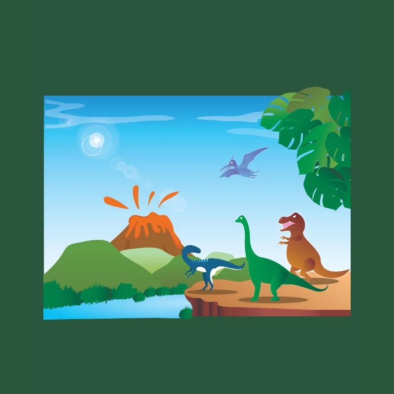 Dinosaurier-Vulkan