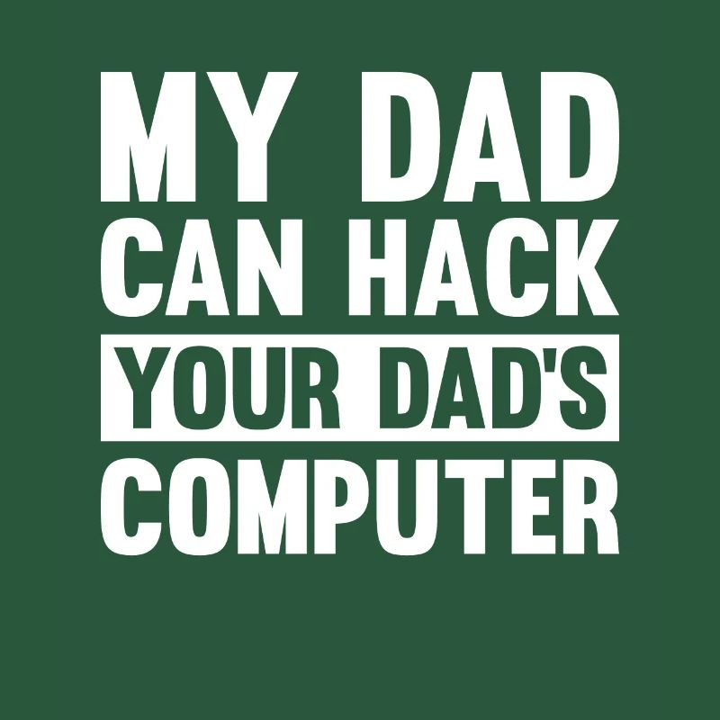 Hacker Hacking Code Computer papa saying gift