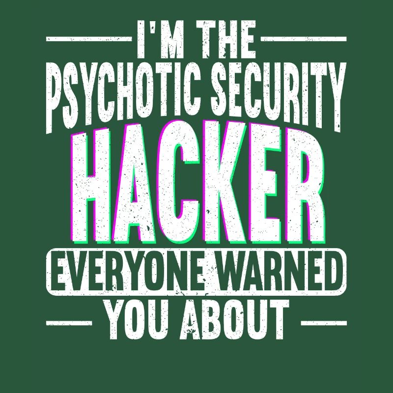 Ich bin der Psychotic Security Hacker Computer Hacking
