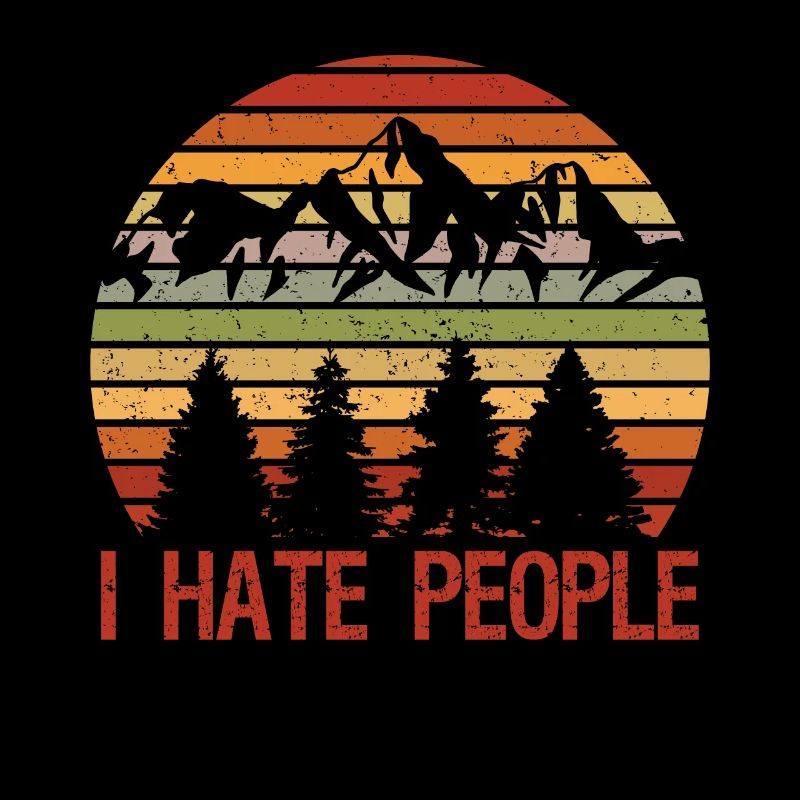 I Hate People Drôle d’introverti Sort