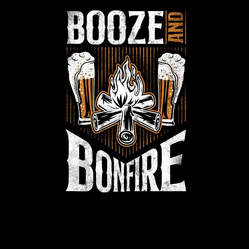 Camping Booze & Bonfire Drunk