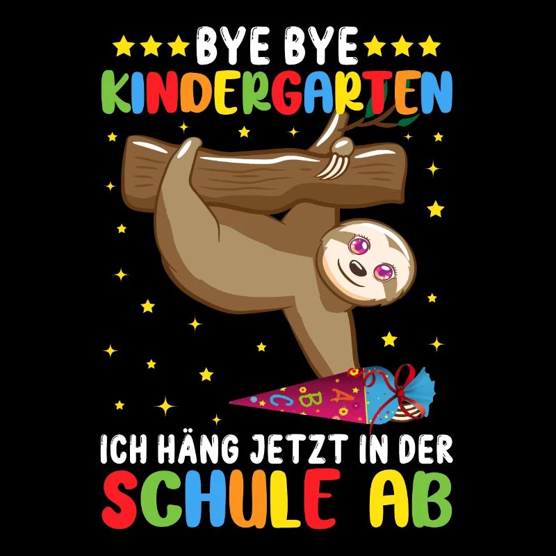 Schulanfang Faultier Einschulung Geschenk