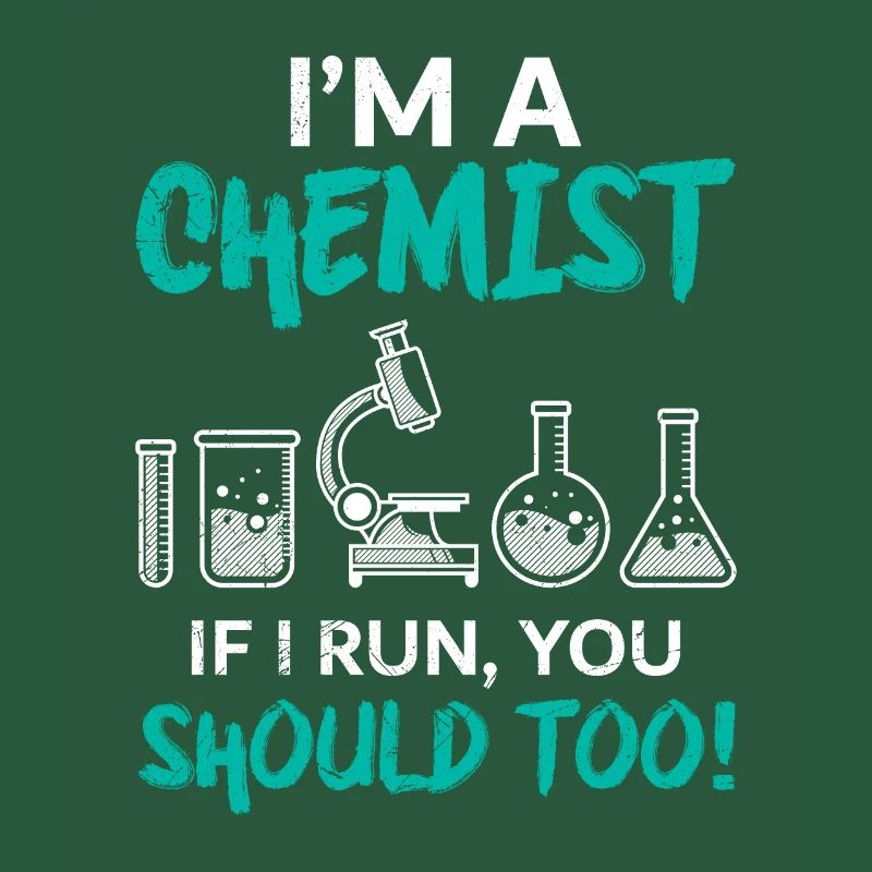 Drôle de chimiste Sort chimie Laborant Blague