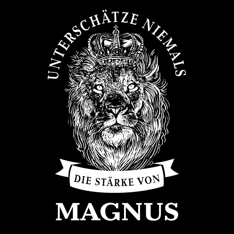 Magnus Geschenk Name Löwe