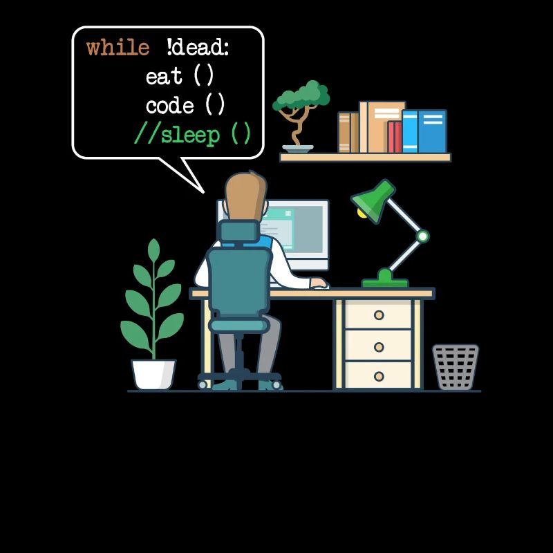 Eat Code Sleep | Funny Coder Programmierer