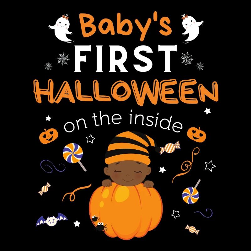 Le premier Halloween de bébé à l’intérieur de la grossesse