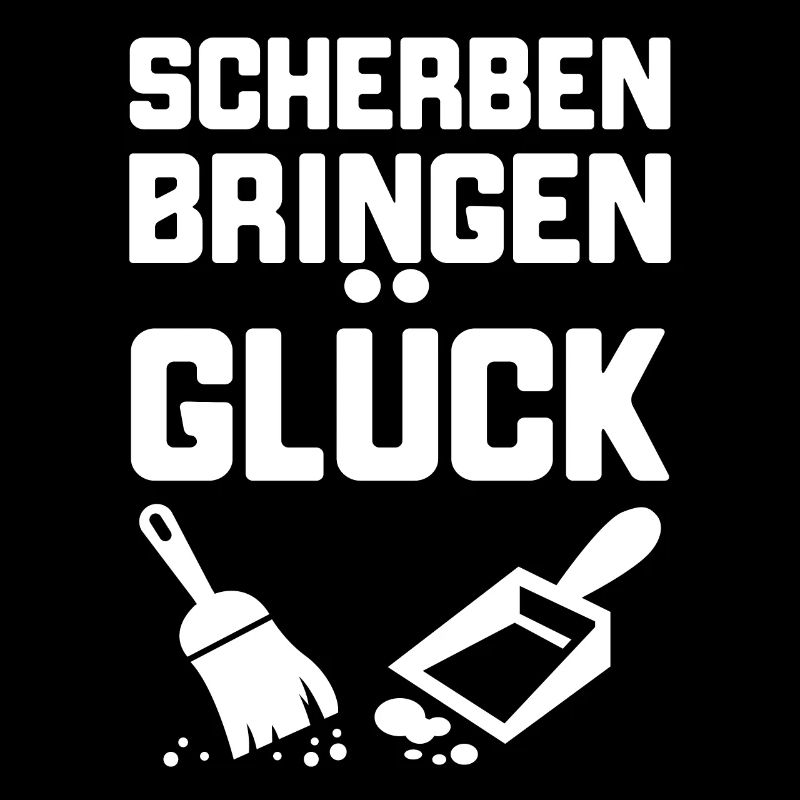 Scherben bringen Glück Ehemann Ehefrau POLTERABEND