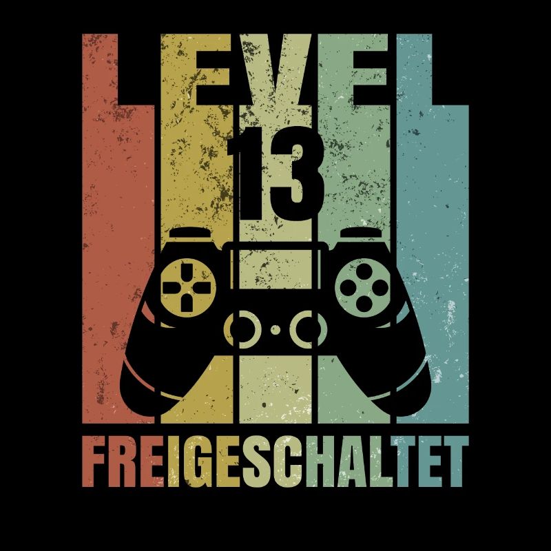 Level 13 freigeschaltet Geburtstagsshirt Geschenk