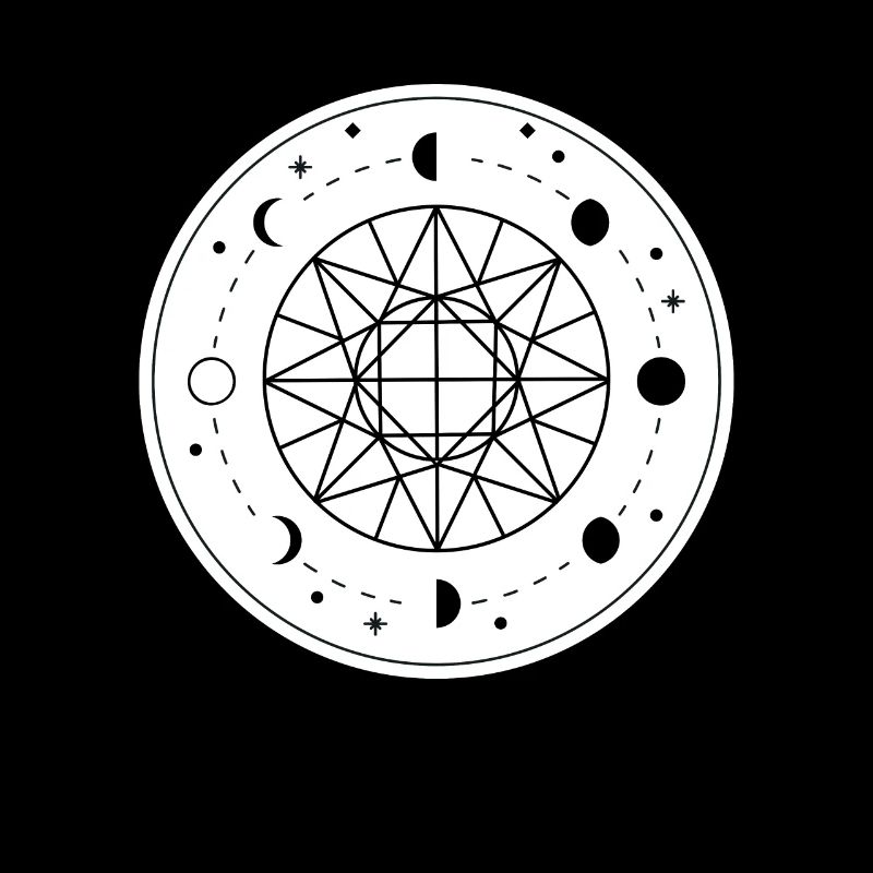 Moon Phase Lunar Cycle Gift Spirituality