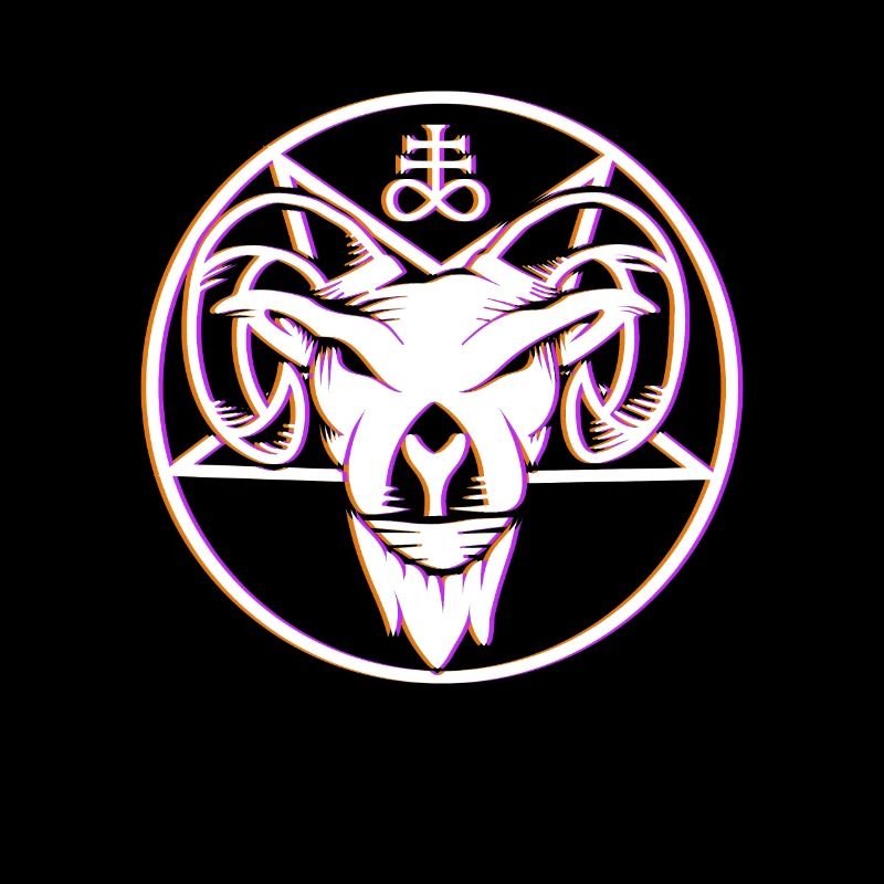 Baphomet Diable Chèvre Satan Symbole Bafomet
