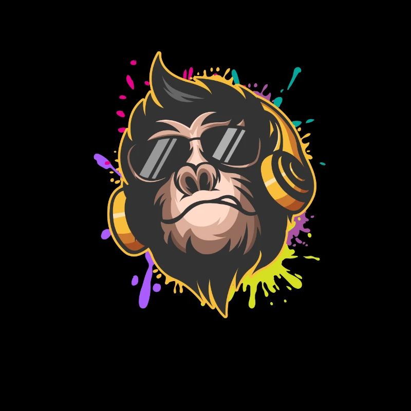 Monkey Music Monkeys Monkey Headphone Gift