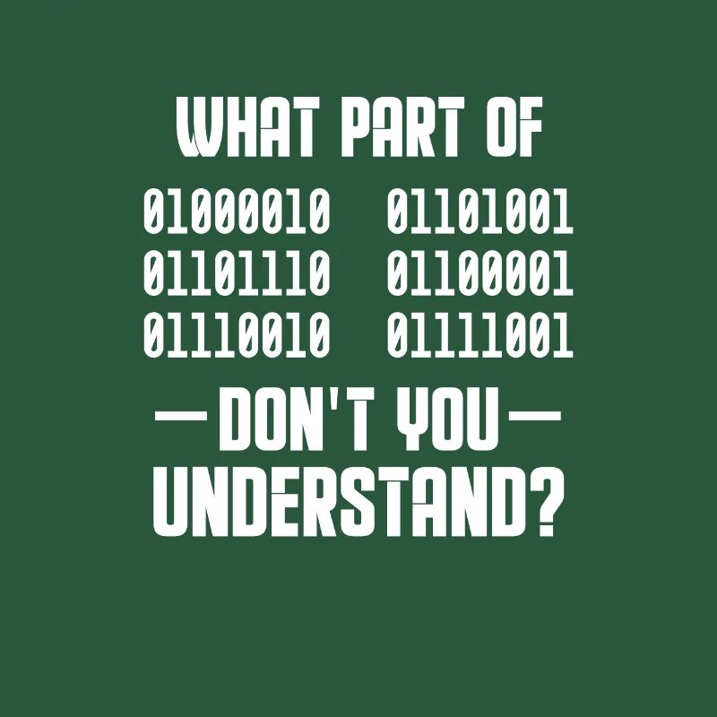 Binär Code Programmierer Coder Geschenk