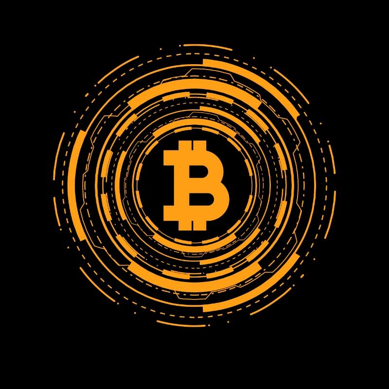 Kryptowährung Bitcoin Geschenk BTC Logo Krypto