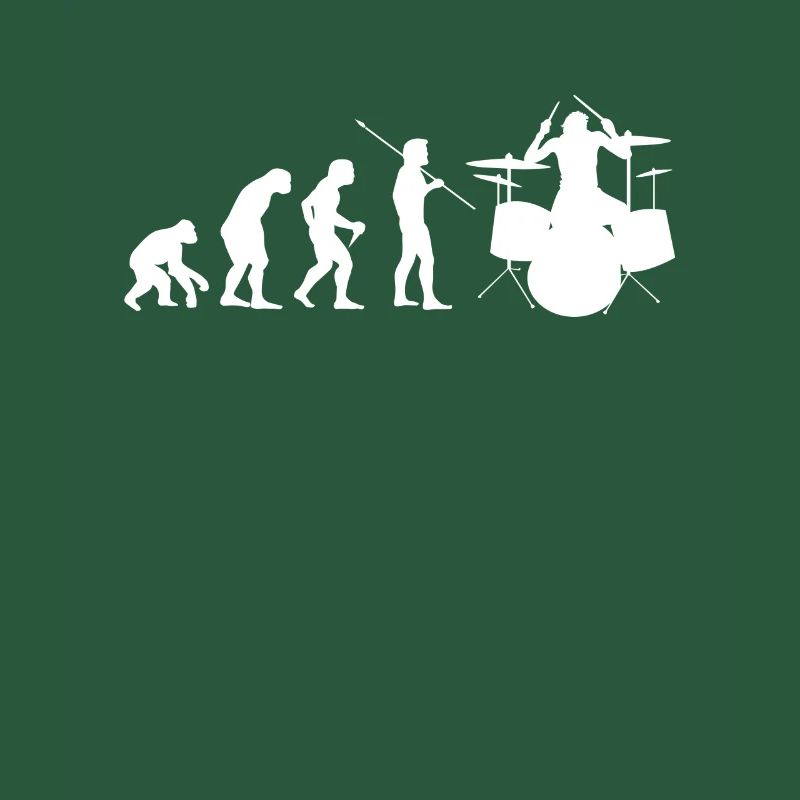 Human Evolution Drum Musician Drummer