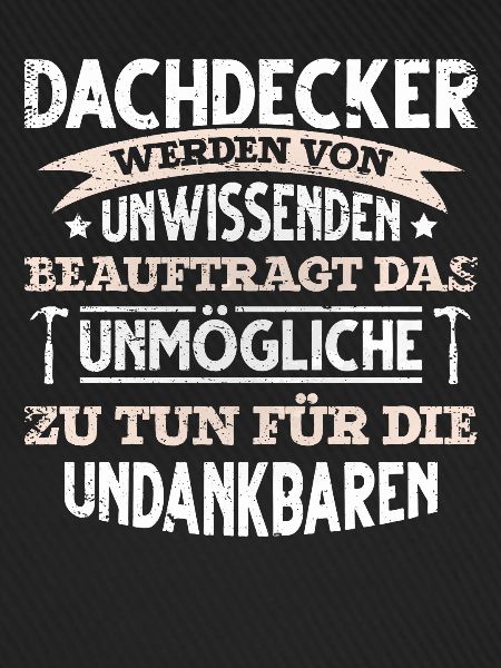 lustiges Dachdecker